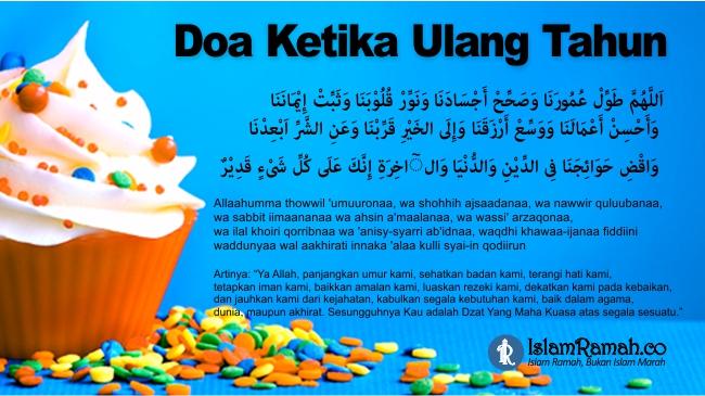  Doa  Ketika Ulang  Tahun  IslamRamah co