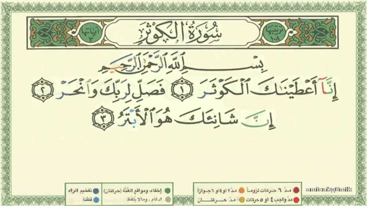 Surat Al-Kautsar: Cara Mensyukuri Nikmat yang Banyak | IslamRamah.co